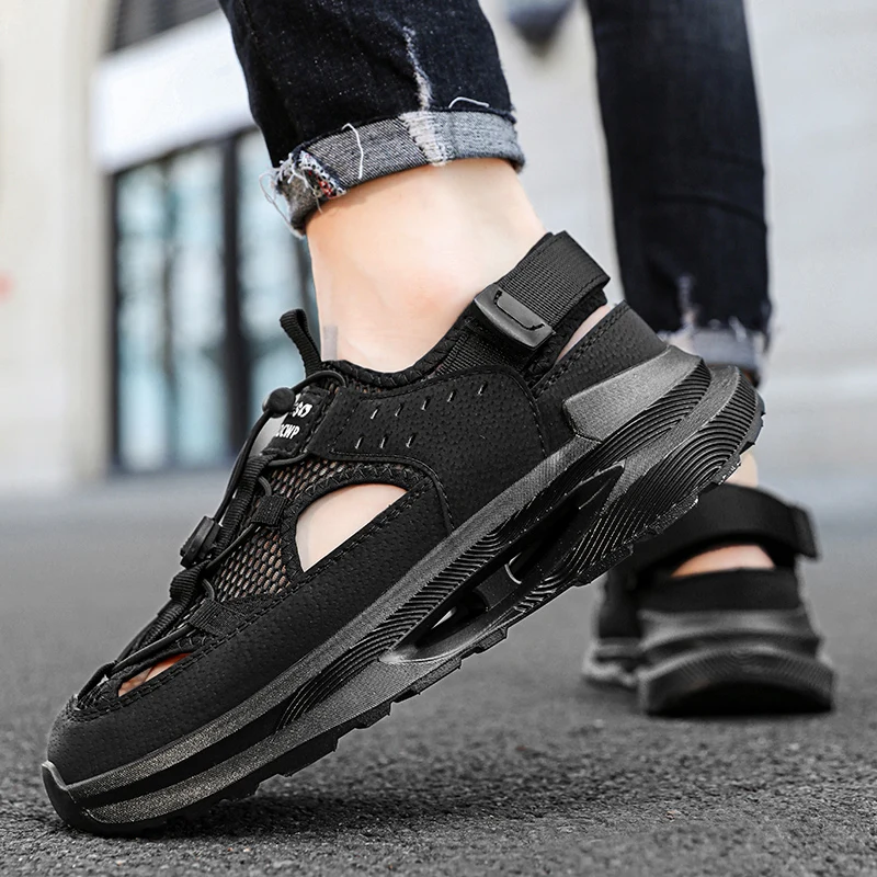 Fashion Outdoor Heightening Breathable Sandals 2023 Summer Men\'s New Casual men\'s shoes