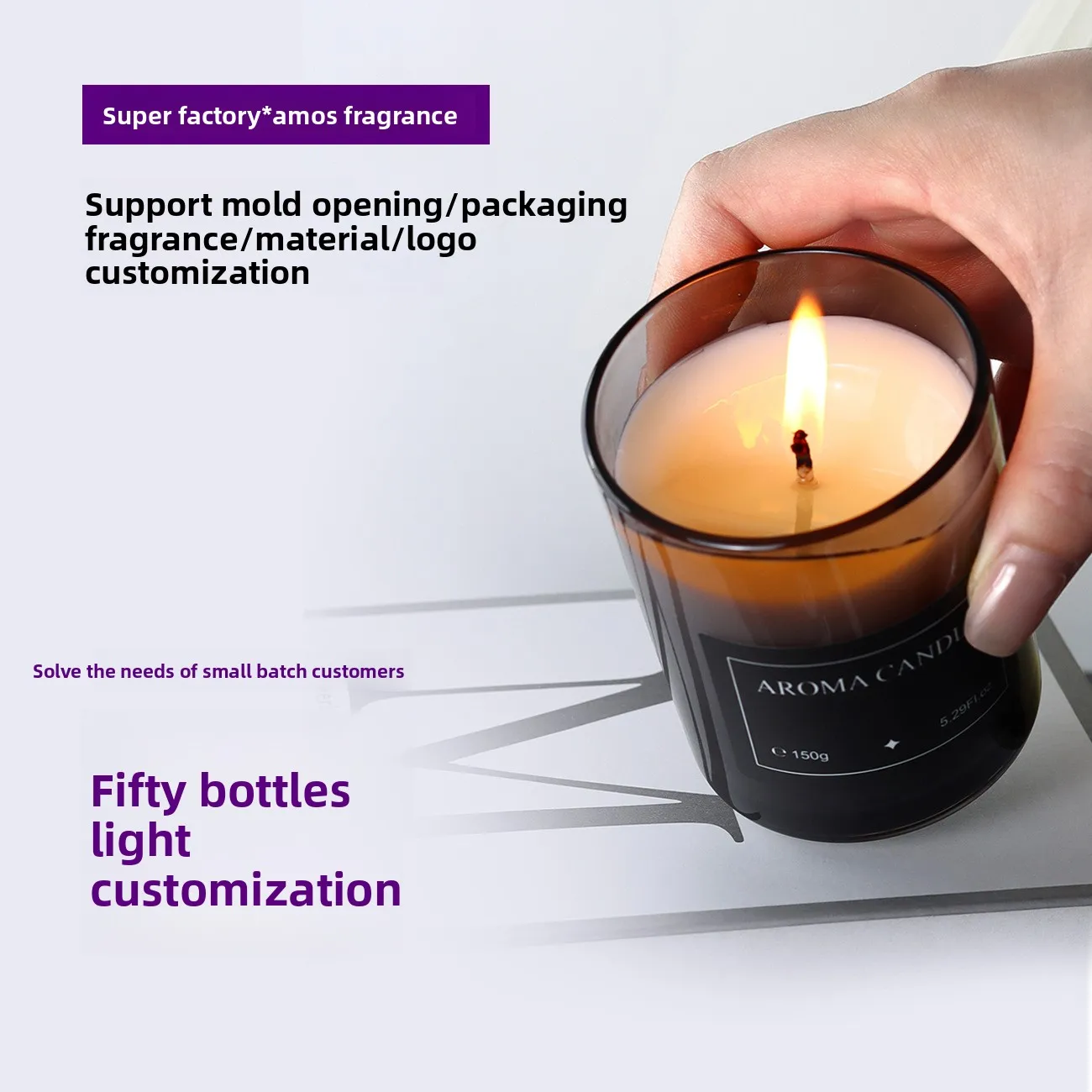 Scented Candles Soybean Wax Smokeless Indoor Household Fresh Air Romantic Premium Souvenir
