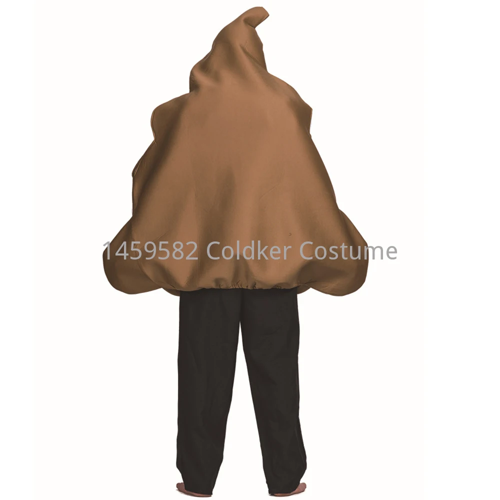 Adulto divertente rotolo di carta cacca stampa 3D abbigliamento Cosplay per Halloween Cos Party Roll carta velina toilette Costume di carnevale