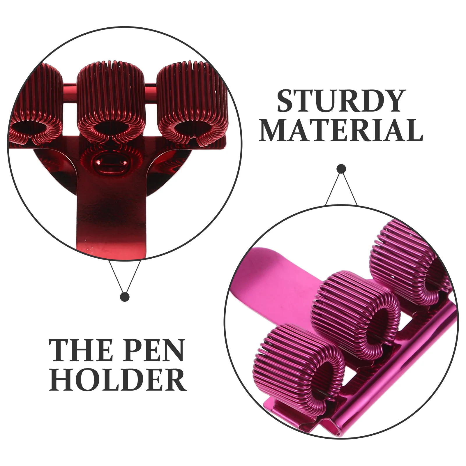 3 قطعة حامل أقلام طبية من الفولاذ المقاوم للصدأ مشبك ثلاثي مرفق للممرضات والأطباء شارة الحبل منظم الجيب مستلزمات التمريض #5