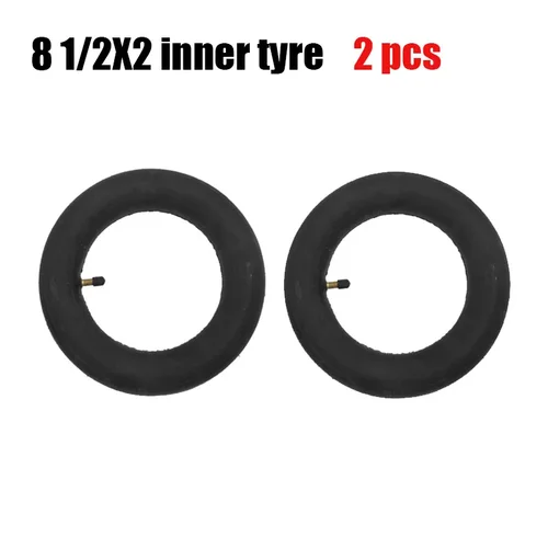 Imagen 2 del producto Cámara interior de 8,5 pulgadas, 8 1/2x2, cámara interior de 8,5x2 con válvula recta para accesorios para patinete eléctrico Xiaomi Mijia M365