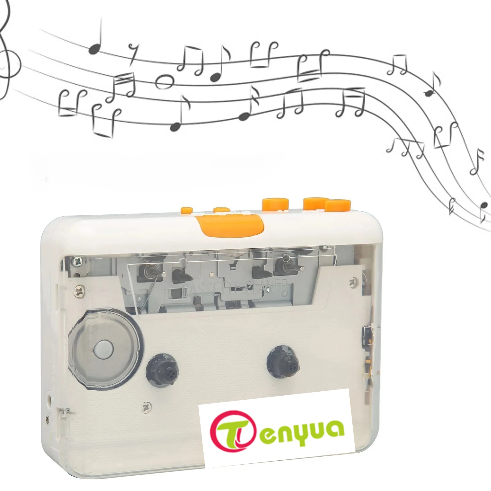 

2025 USB-кассетный конвертер Plug and Play, портативный MP3-плеер с наушниками для IPod ПК