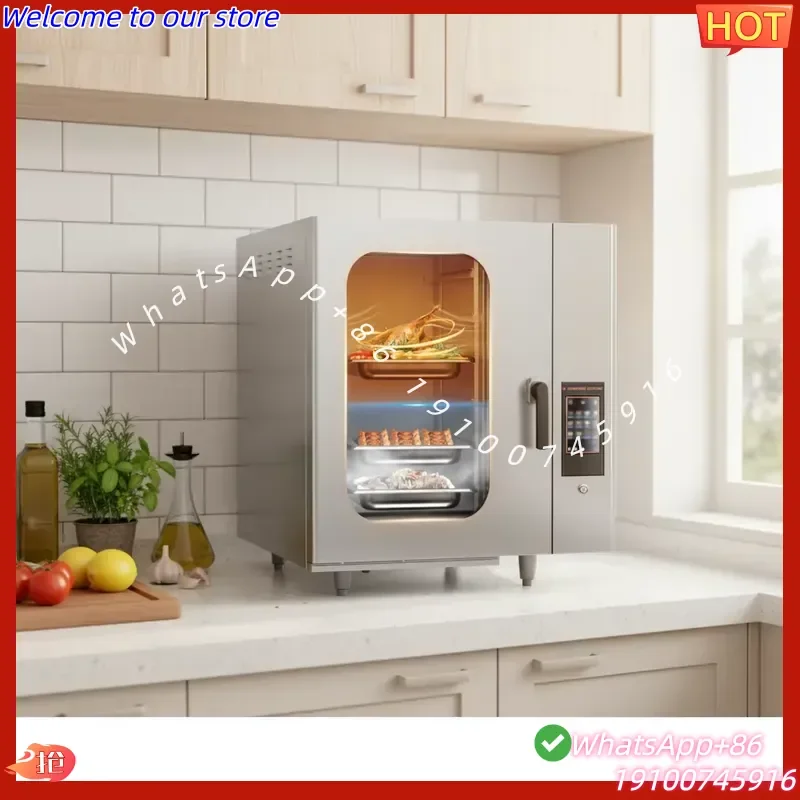2026 Commercial Fully Automatic Electric Multi-Function Stainless Steel 60L Capacity Oven for Bakery Restaurant Hotel Use Hot
