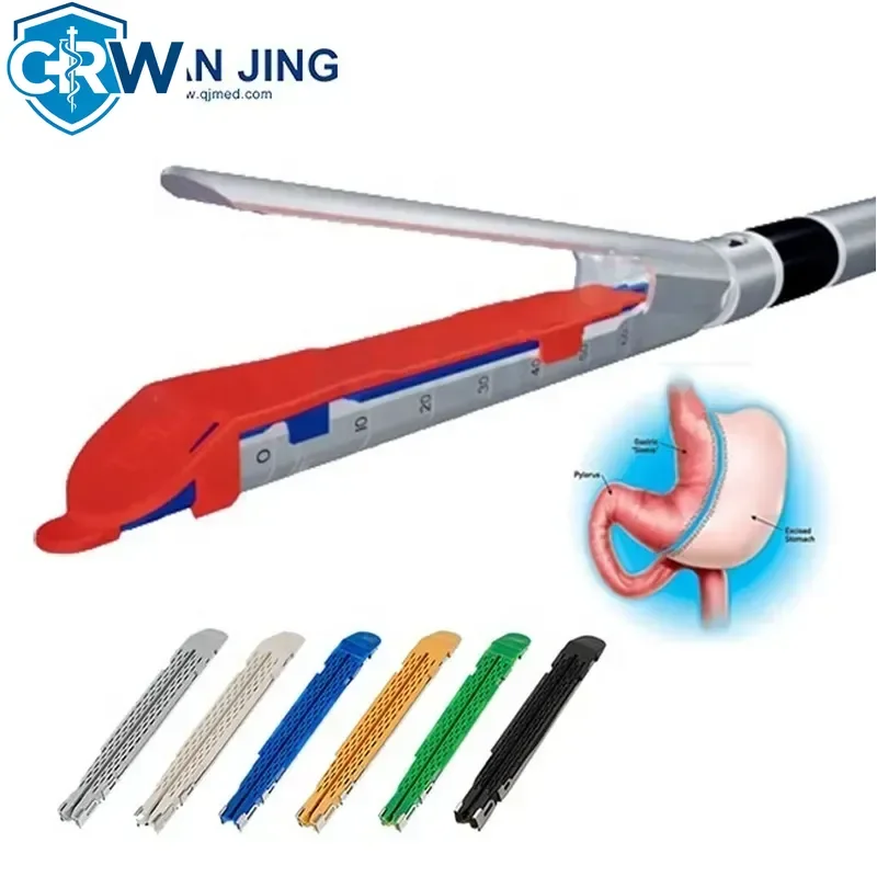 CRW Endoscopic Linear Cutter Stapler GST60B Echelon Flex GST 60mm System Reloads (Blue) 60.0mm X 3.8mm