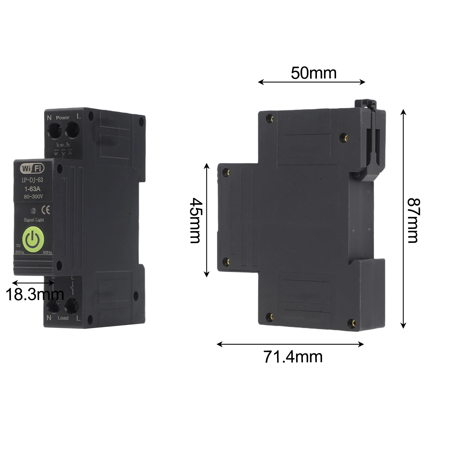 Remote Control Breaker Leakage Protection Home Automation Device For SMART LIFE App Control Circuit Breaker Hands-free As Shown