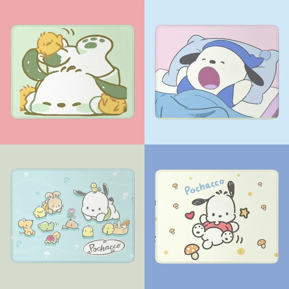 Kawaii Sanrio Small Mause Pad Mouse Gamer Cabinet Cute Keyboard Mat Pochacco Gaming Pc Accessories Deskmat Pad on the Table Mats