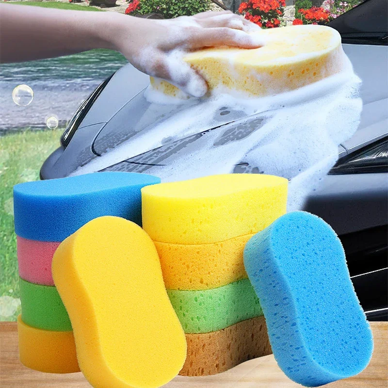 Car Wash Sponge Honeycomb Large Sponges High-density Car Washing Sponge Block Auto Detailing Foam Cleaning Tools Car Accessories