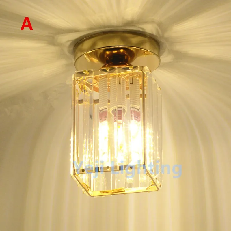 Entrance lights Corridor lights Aisle crystal Ceiling lamp Downlight Indoor lamp bases Bedroom lights Cloakroom led lights