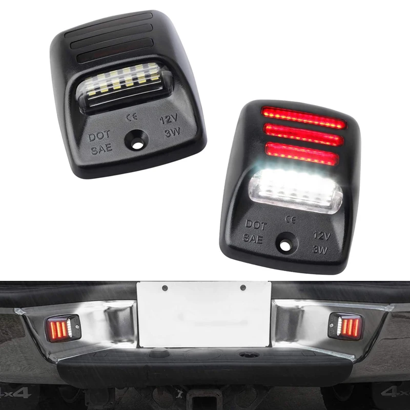 

Светодиодный светильник номерного знака, задняя лампа в сборе, замена для Toyota Tacoma 2005-2015, для Tundra 2000-2013, освещение пикапа