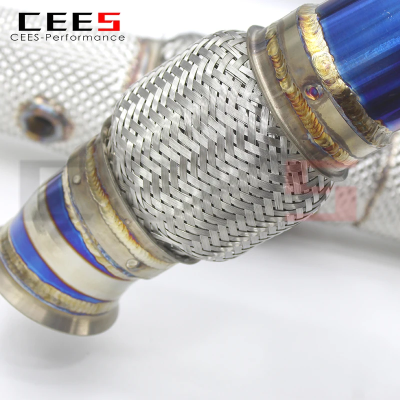 CEES ماسورة العادم الكاملة لامبورغيني مورسيلاجو LP620/LP640/LP670 V12 6.2 2006-2016 صمام الهروب عادم Catback