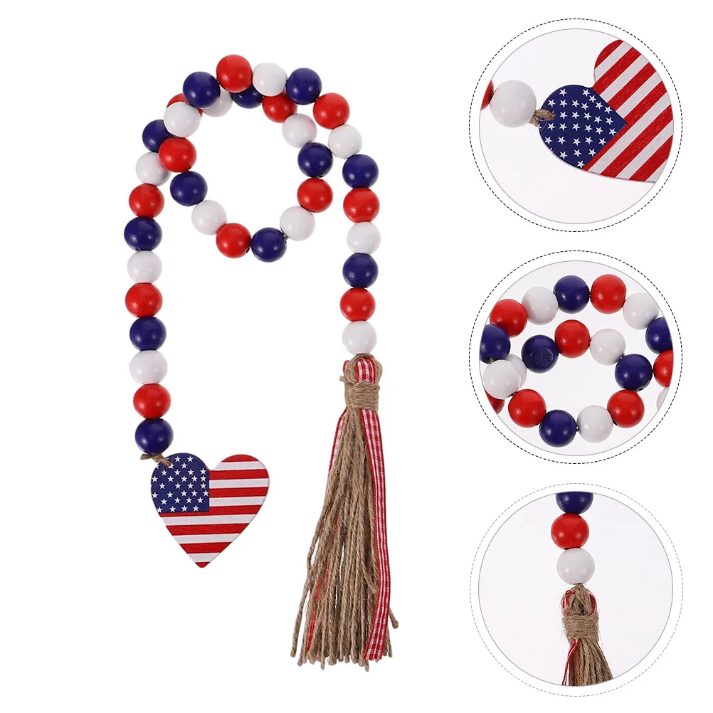 

Beaded Tassel Decoration Beads for Crafts Garland Natural Artificial Polyester with Tassels