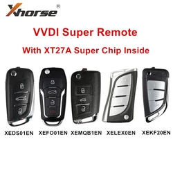 Xhorse XEDS01EN XEFO01EN XEMQB1EN XELEX0EN XEKF21EN VVDI Super Remote with XT27 XT27A66 Chip for VVDI2/VVDI Mini Key Tool Max