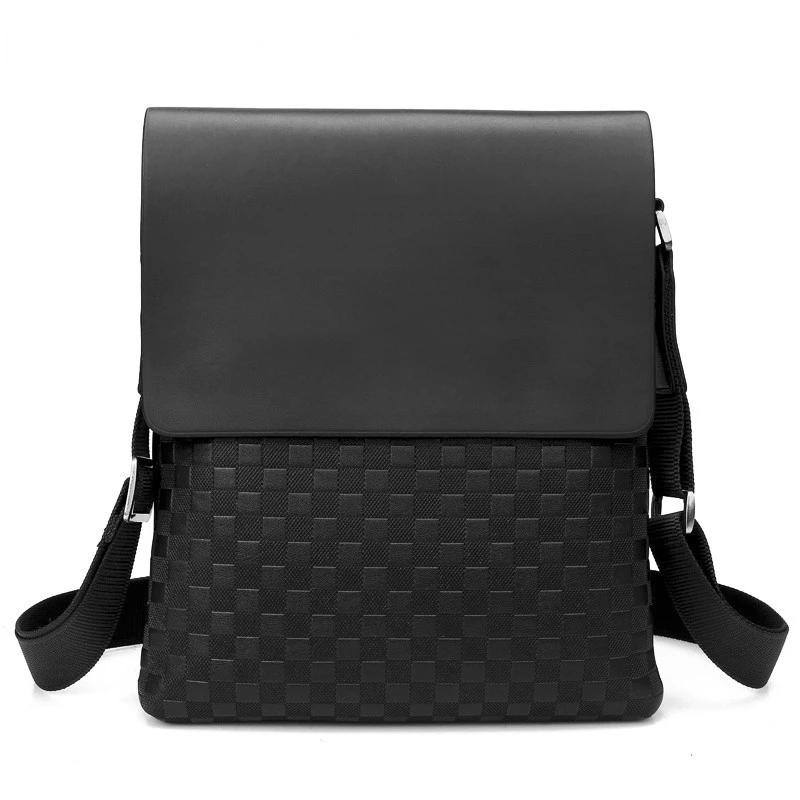 

Peaker Business Men's Crossbody Shoulder Bag Handbag PU Leather Messenger Bag Single Shoulder Fashion Style Male Small Bag Purse