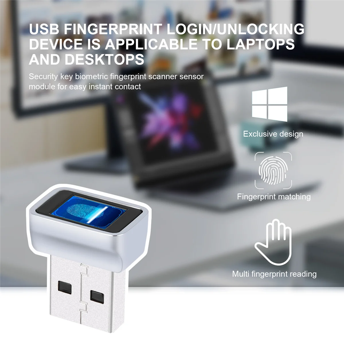 【Livraison Rapide】قارئ بصمات الأصابع