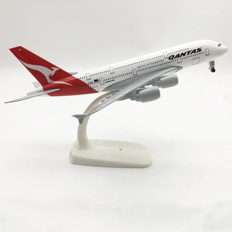 Replica Toy Aircraft Model Australia Airways 20CM A380 Qantas Airways Model airplane toys for child Simulation Metal Alloy With