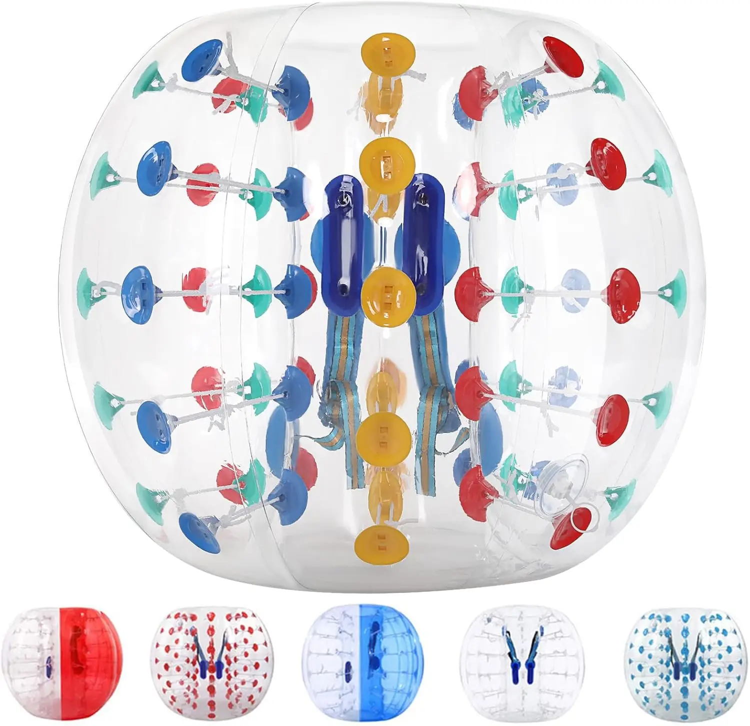 Colorful Dots 1m For Kids Air Bubble Soccer Ball Inflatable Football Bumper  Human Hamster Ball and Teens