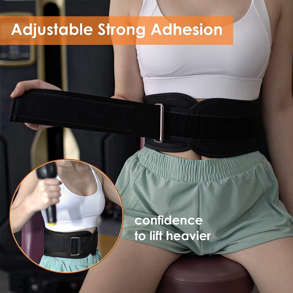 Men Waist Support Belt Adjustable Back Support for Deep Squat Dumbbell Weight Barbell Fitness Lifting Sports Training Belt