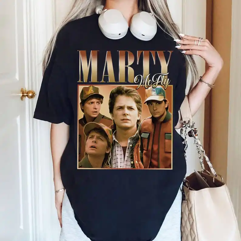 Back To The Future Marty McFly Retro 90s Shirt, Marty McFly Vintage, Back To The Future Movie Shirt, Doc Brown Shirt