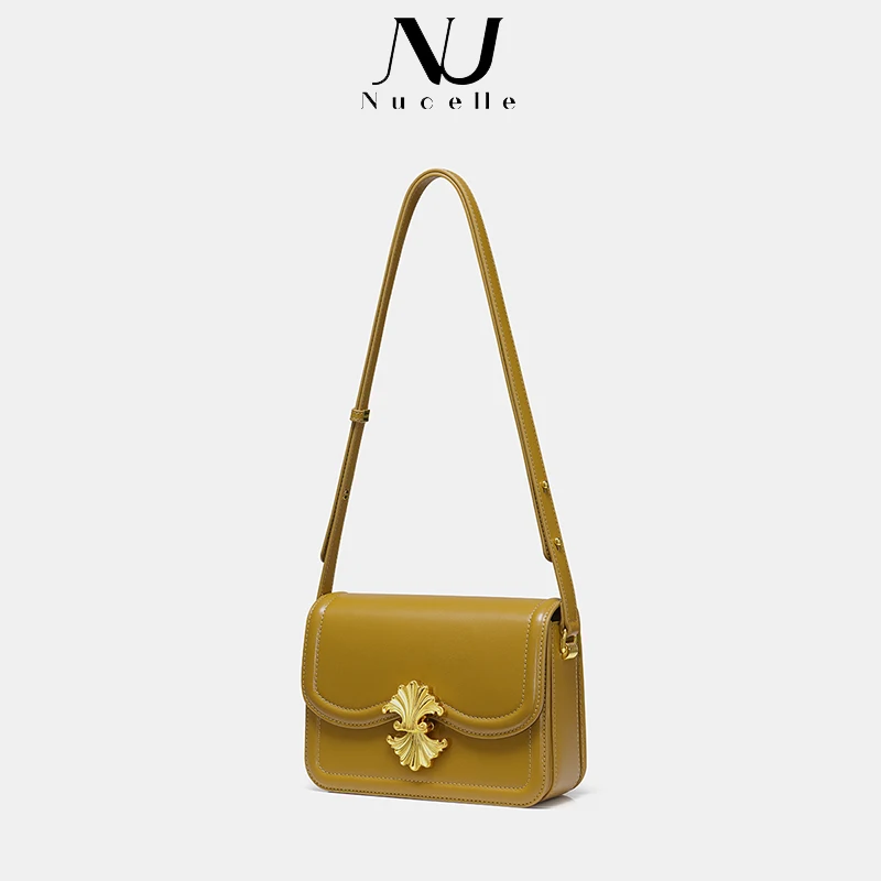 Original Nucelle NU New Zealand 2023 new small square bag retro all shoulder crossbody bag commuter picture frame bag