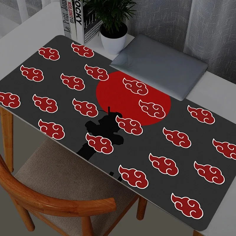 Mauspads NARUTO Akatsuki, großes Mauspad, PC-Geschwindigkeit für E-Sport-Spieler, 800 x 300, Laptop, Computer, Tastatur, Schreibtischunterlage, XXL-Mauspad