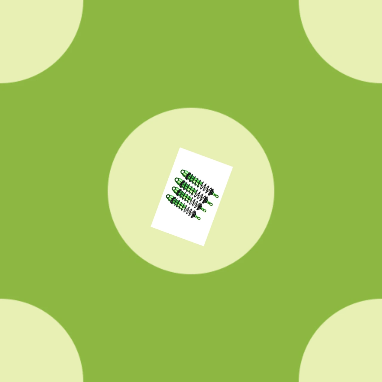 مخمدات زنبركية قابلة للتعديل من الألومنيوم GPM لأجزاء التعليق الأمامي والخلفي TRAXXAS 1/8 #1