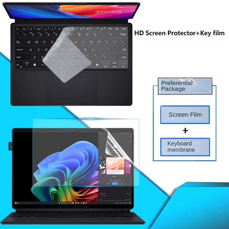 For Asus ProArt PZ13 2024 HT5306QA screen film 13.3-inch notebook keyboard film anti-glare protective film anti-peep film