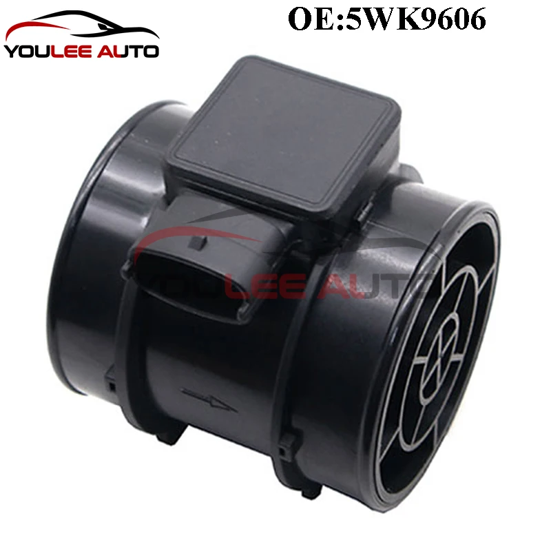 New 5WK9606 MAF Mass Air Flow Sensor Meter For Vauxhall Opel Astra G H Corsa C Meriva Omega B Vectra B Zafira A Saab Auto Parts