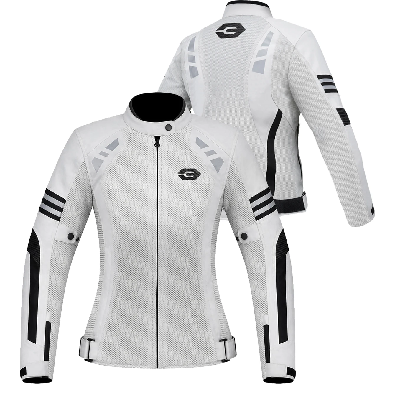 Motorcycle Gear Jacket Women - Dames motorjas, ademend mesh, blouson, nachtreflectie,