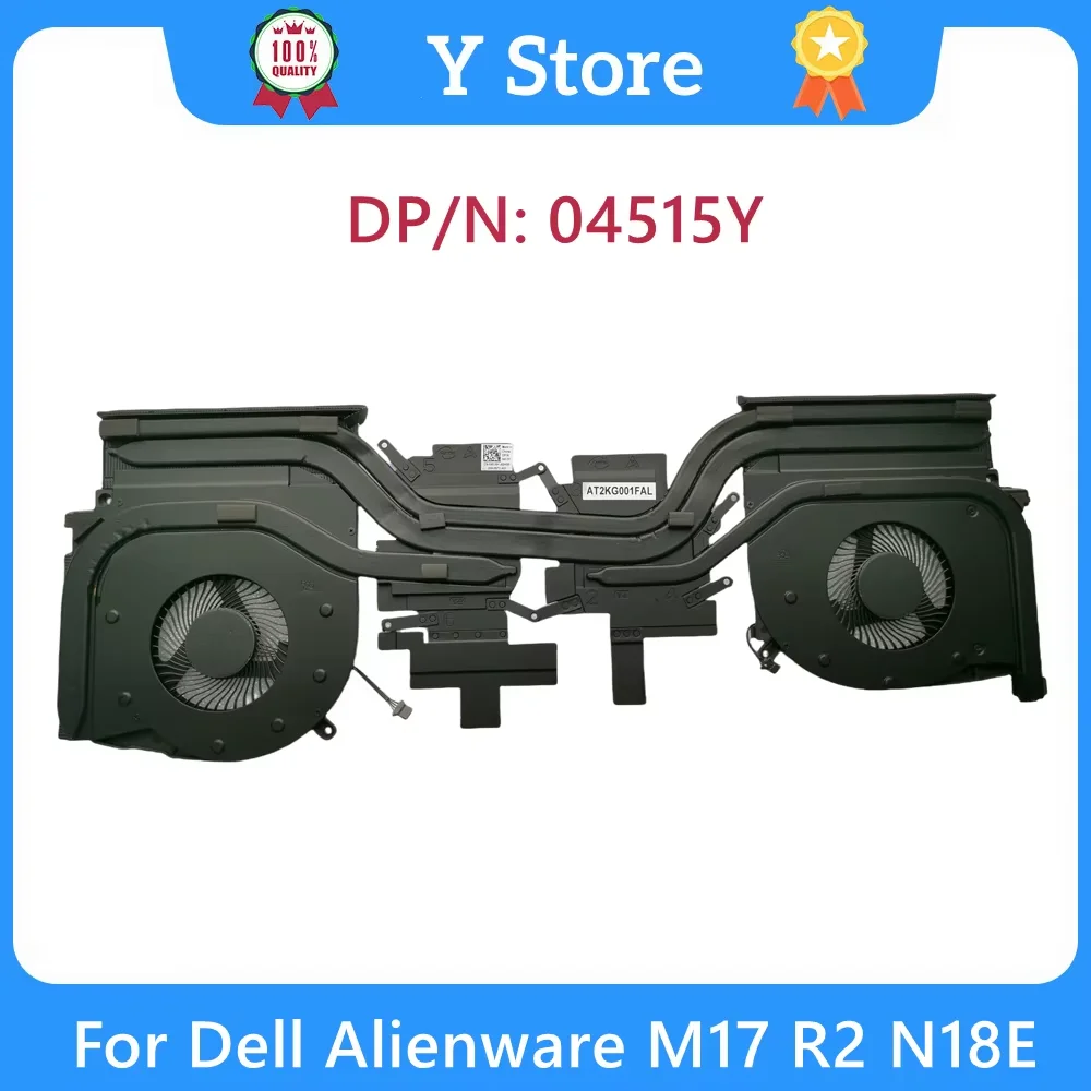 Nieuwe Originele Koelventilator GPU FAN Heatsink Thermische Module Voor DELL Alienware M17 R2 N18E 04515Y 4515Y AT2KG001FAL