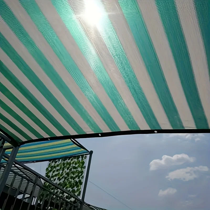 Dì addio al terreno bruciante! Coprire la bacino di sabbia, l'area di gioco o il pavimento del patio con una rete parasole può impedire efficacemente [Algo].