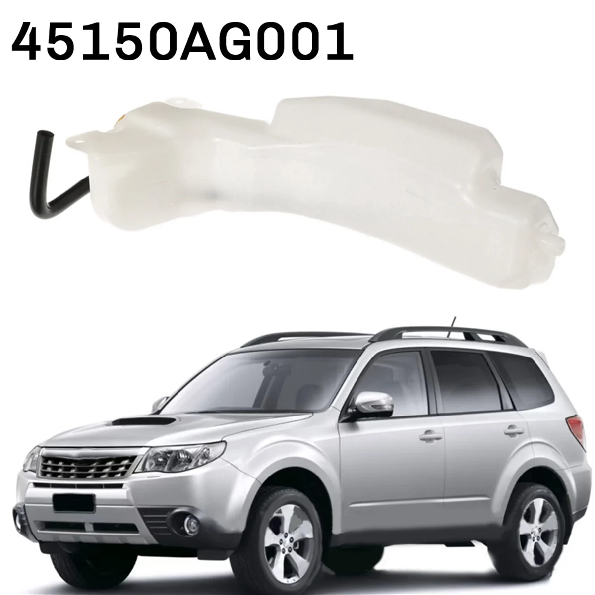 スバルクロストレックフォレスターインプレッサ2008-2017、45150ag001用の新しいラジエーターリザーバー