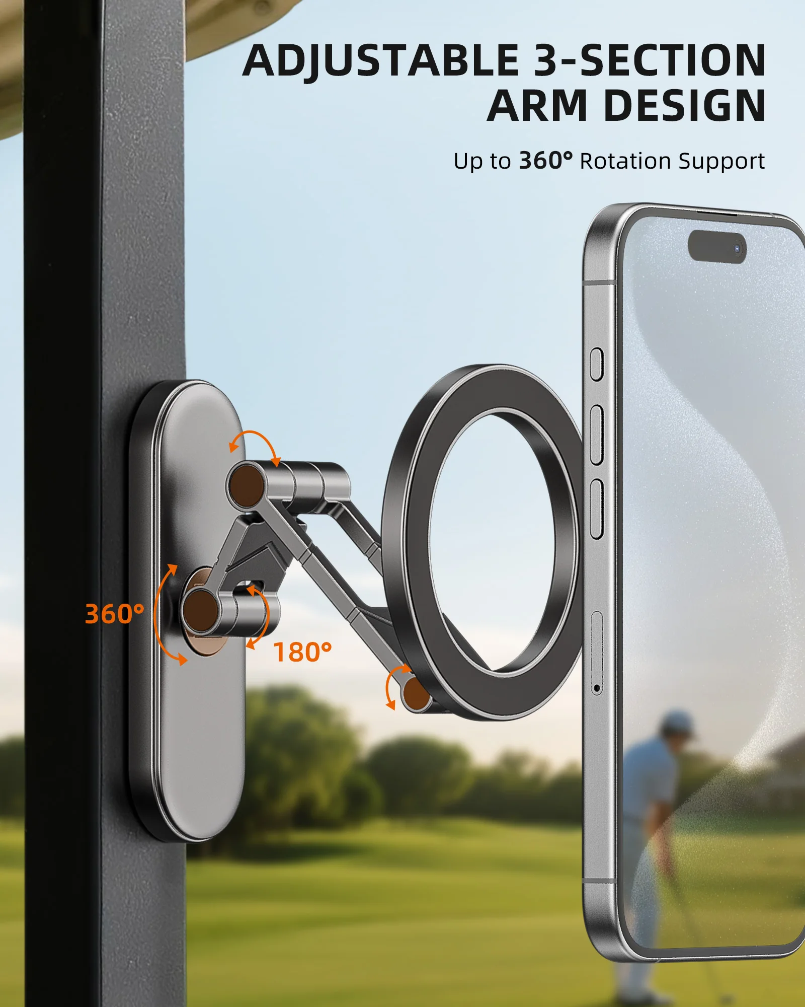 Dual Side Magnetic Car Phone Holder 5