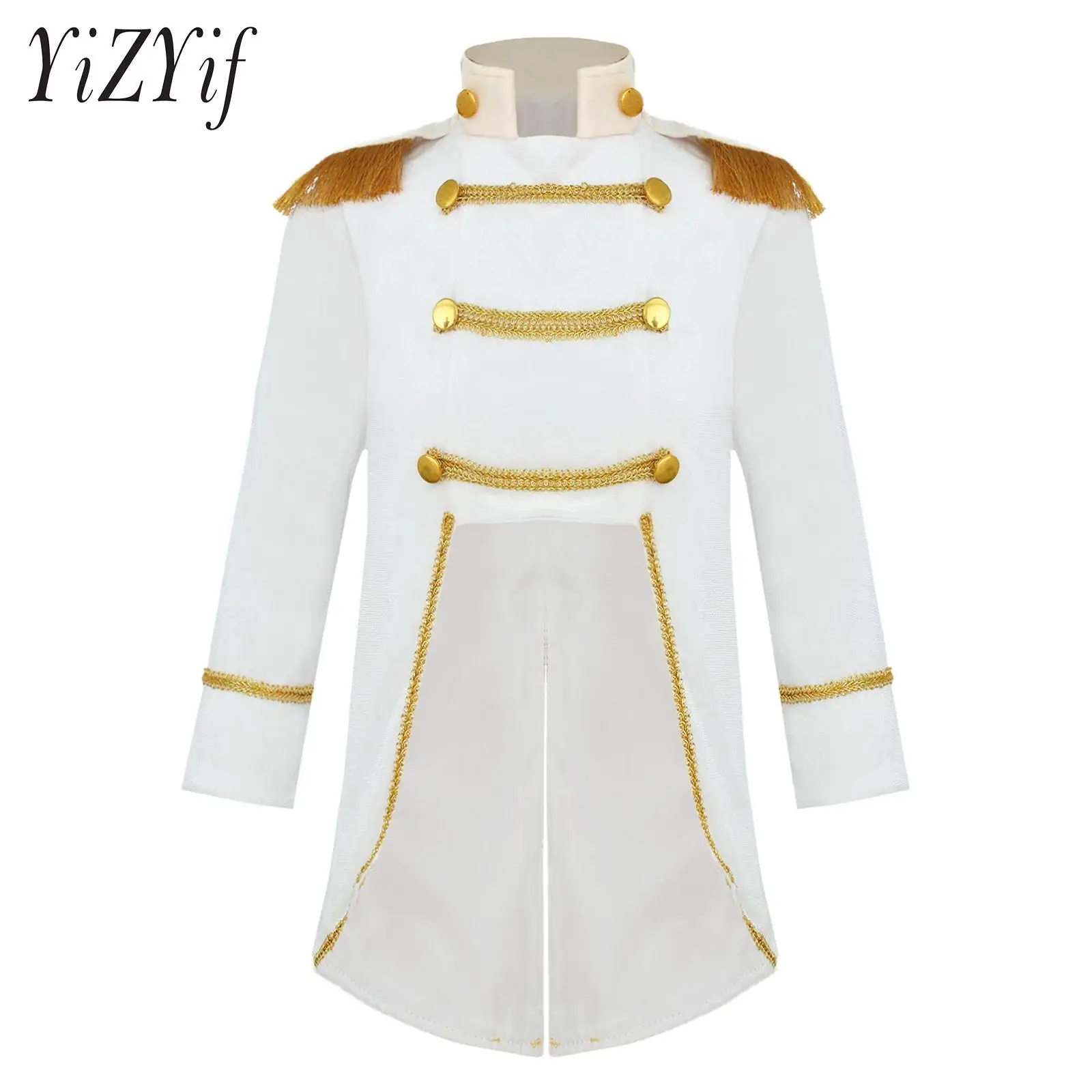 Bebek Bebek Erkek Prens Kostüm Ortaçağ Kraliyet Şövalye Kral Kadife Tailcoat Ceket Cadılar Bayramı Doğum Günü Rol Oynamak Cosplay Giydirme