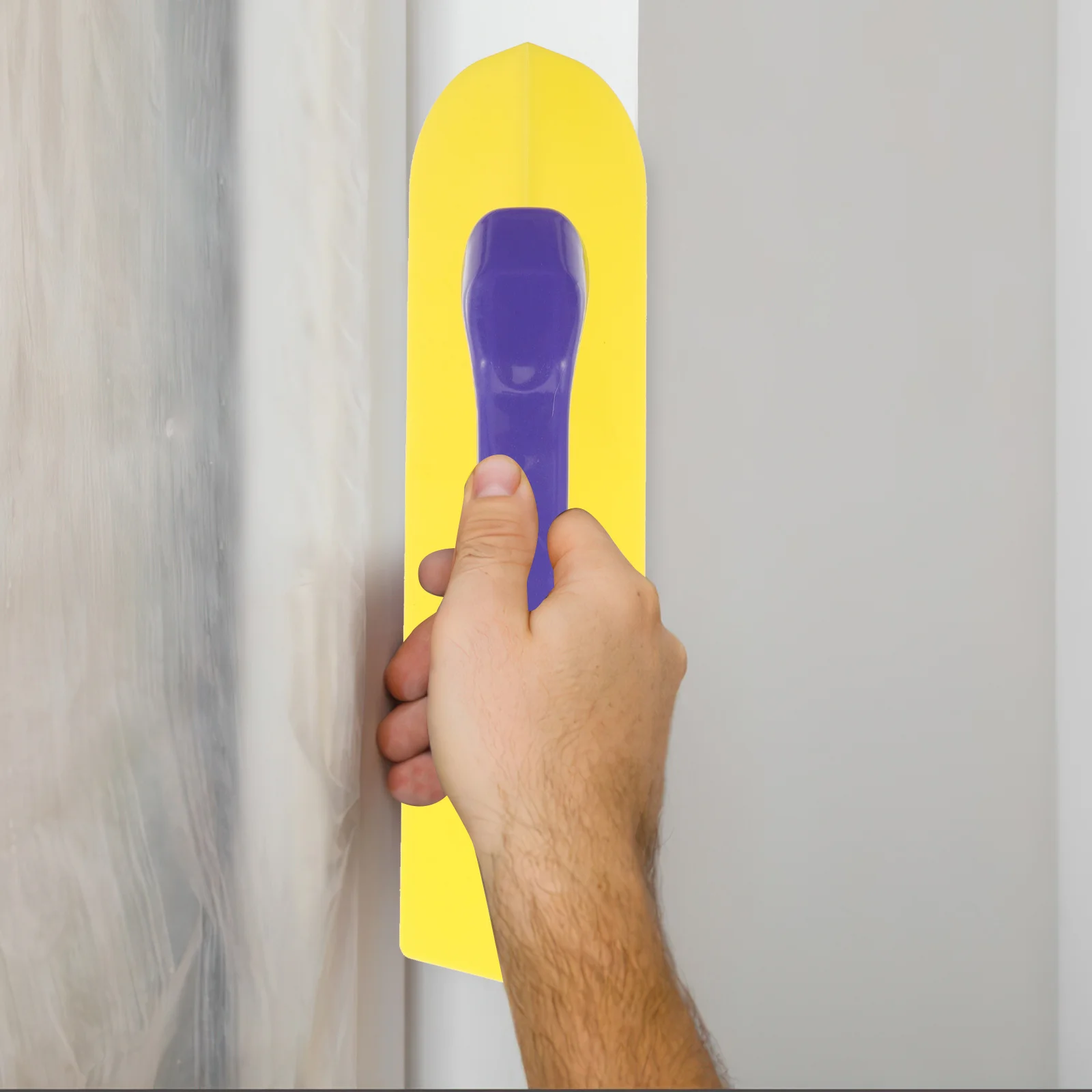 

Corner Trowel Heavy Duty Plastic Wall Plastering Tool For Concrete Drywall Repair Finishing Trowel Construction Spatula