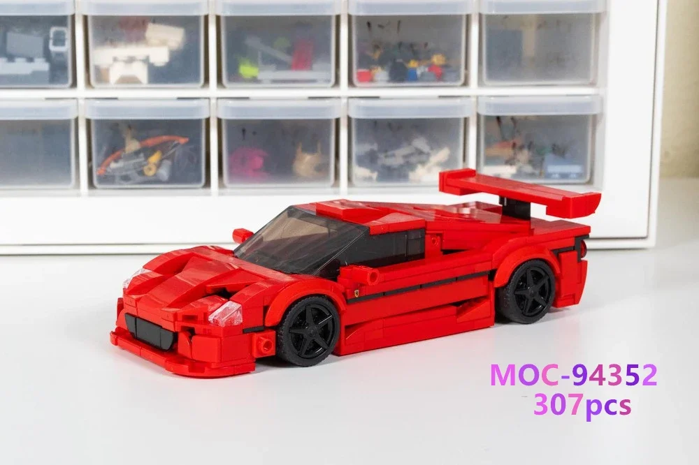 

MOC-94352 автомобиль 307 шт. совместимые строительные игрушечные блоки для детей рождественские подарки