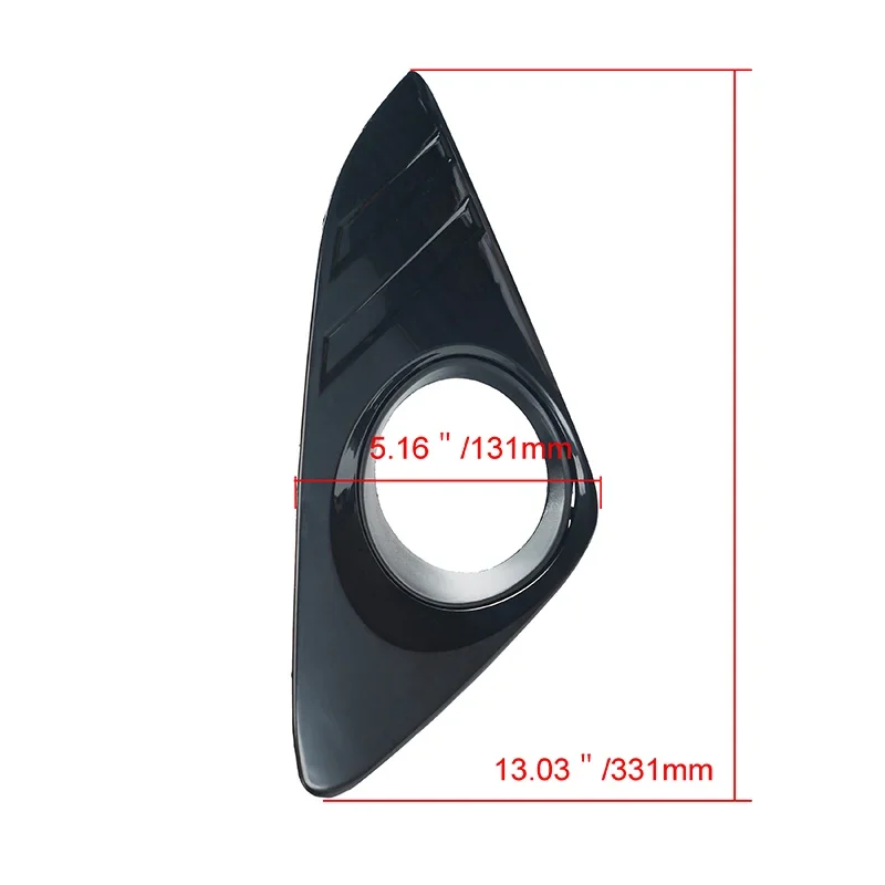 POSSBAY Car Front Fog Light Cover Frame Auto Lamp Decoration Styling Accessories for Toyota Camry (XV50) XLE 2012 2013 2014