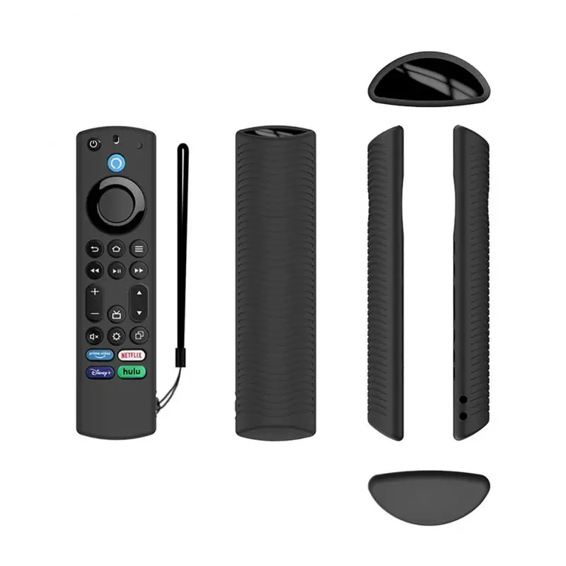 Reusable Remote Control Cover Case Protective Anti-slip Dustproof for 4K Smart TV BN59 with Hand Strap Washable