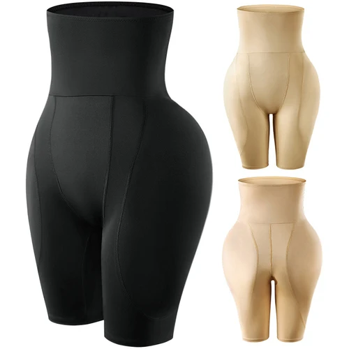 Ropa moldeadora de glúteos para mujer, pantalones cortos falsos, potenciador de cadera, moldeador de cuerpo, entrenador de cintura, bragas de Control del vientre, ropa moldeadora de cuerpo, Fajas