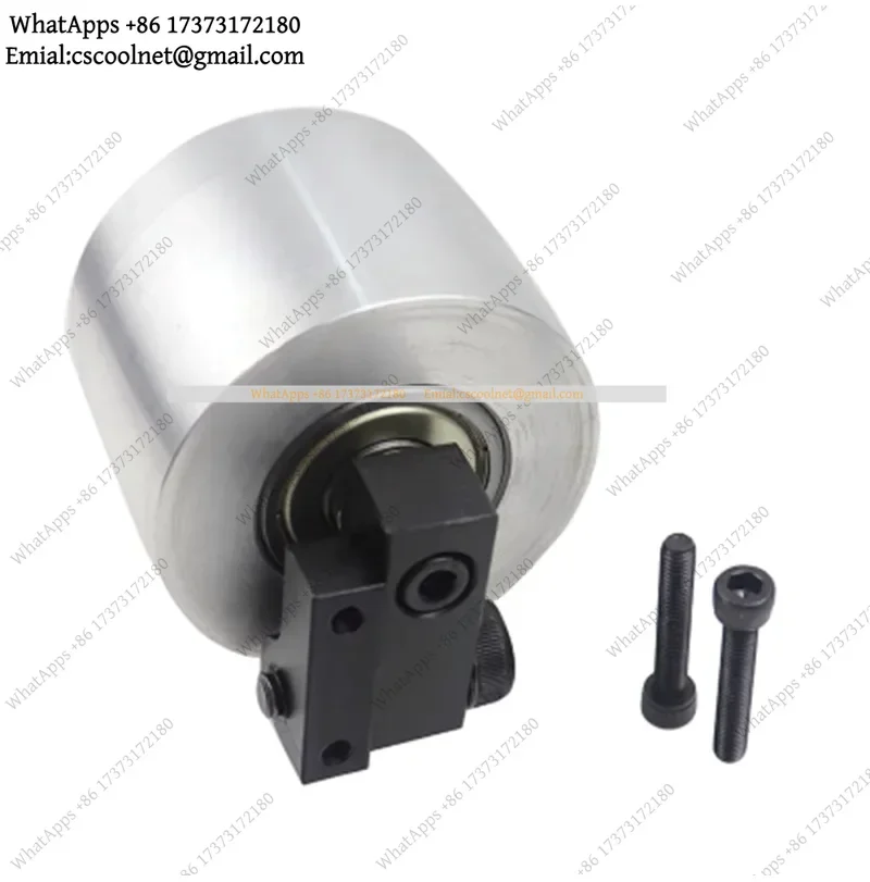 k06 1 Piece 68*50mm Belt Grinder Deviation Adjustment Fully Aluminum Active Wheel Single Wheel No Accessories