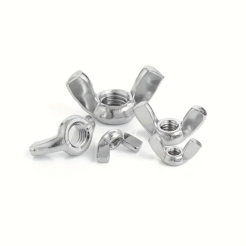20pcs Butterfly Wing Nuts M3 M4 M5 M6 M8 M10 Zinc Plated Wing Nuts Zinc Plated Hand Tighten Nut Zinc Plated Fasteners Parts