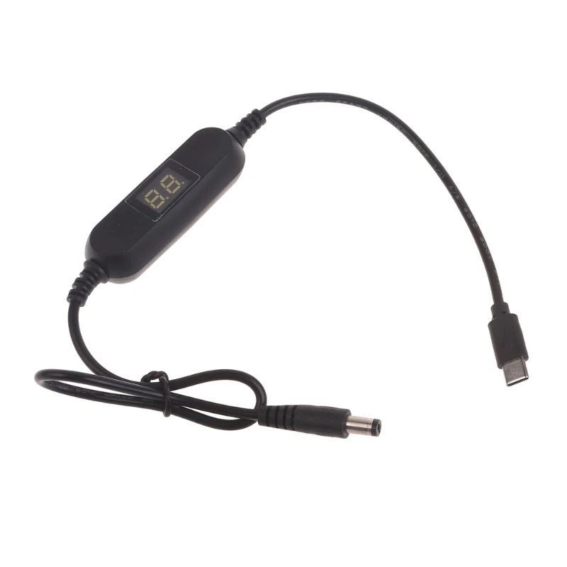 5V USB C do 1.2V 3V 4.5V 6V 9V 12V konwerter napięcia Step Up kabel zasilający Y3ND