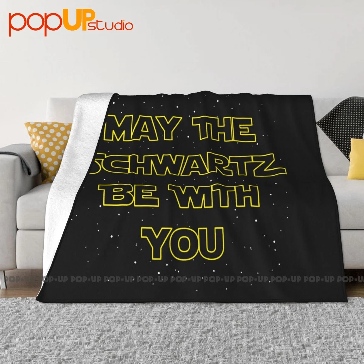 May The Schwartz Be With You Blanket Warm Flannel High-Grade Bedding Supply Family Expenses