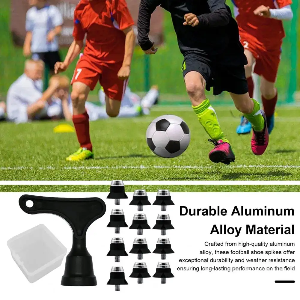 Aluminum Alloy Football Shoe Spikes Aluminum Alloy Stainless Steel Track Spikes Set for Football Country for Soccer for Sports