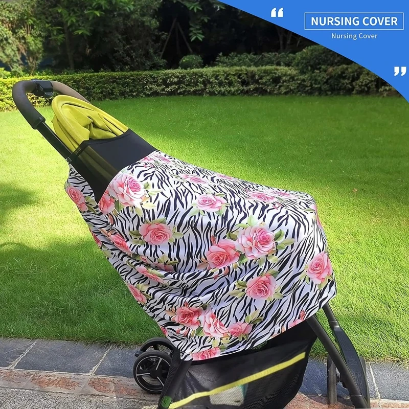 Breastfeeding Nursing Cover Baby Car Seat Cozy Carseat Canopy Stroller Cover