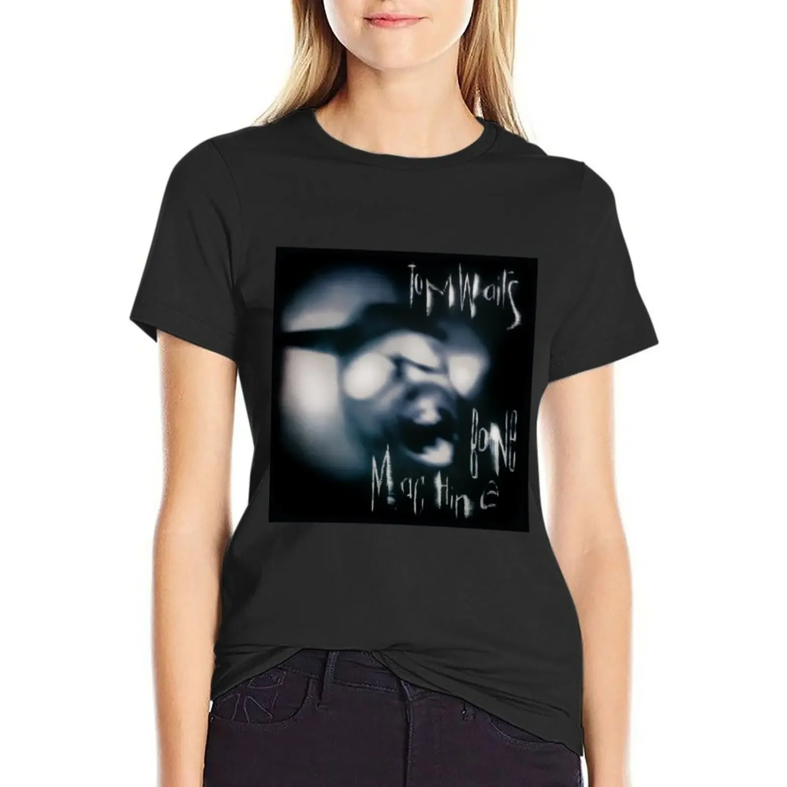

Bone Machine T-Shirt plus sizes sublime tops Summer Women's clothing