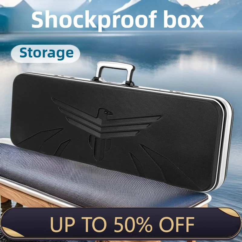 Shockproof Password Tool Case Large Fishing Tackle Box Storage Organizer Tactical Toolbox Hair Cutting Organization Tool Box