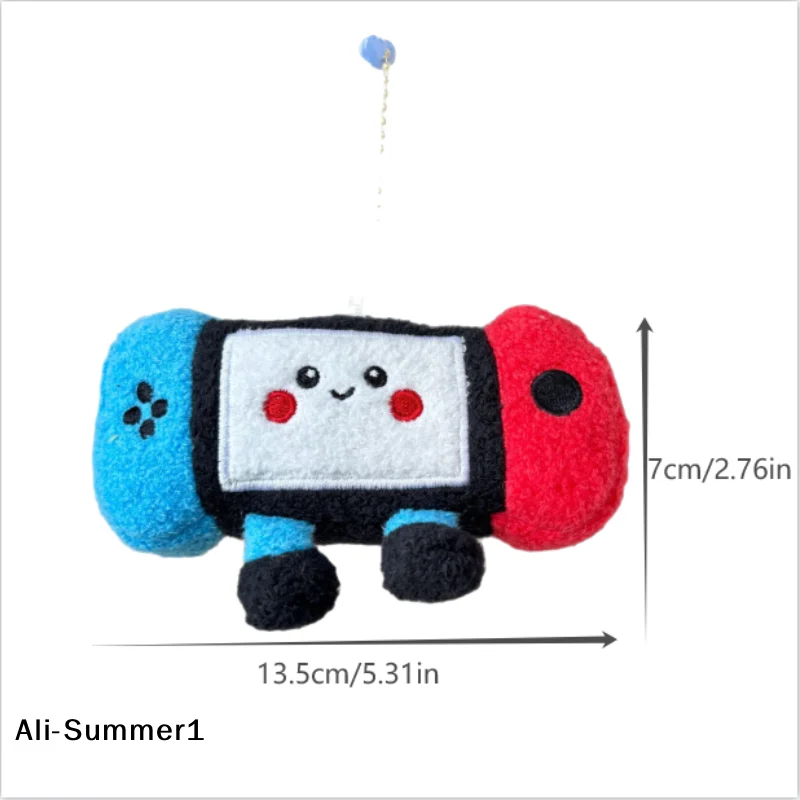 

Милые забавные плюшевые игрушки в виде игровых консолей, брелоки, подвески для рюкзаков, украшения для сумок, парные подвески, подарки, игрушки для прорезывания зубов для животных