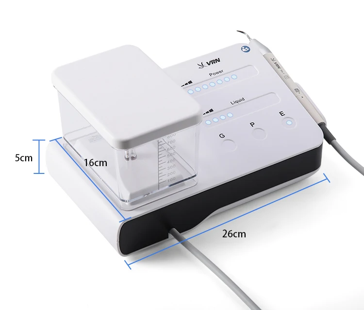 AZDENT Dentaler Ultraschall-Scaler DA20 für Zahnsteinentfernung, Parodontal- und Endodontie-Behandlungen, Wurzelkanalbehandlung, Piezo-LED, abnehmbares Handstück – Detail 7