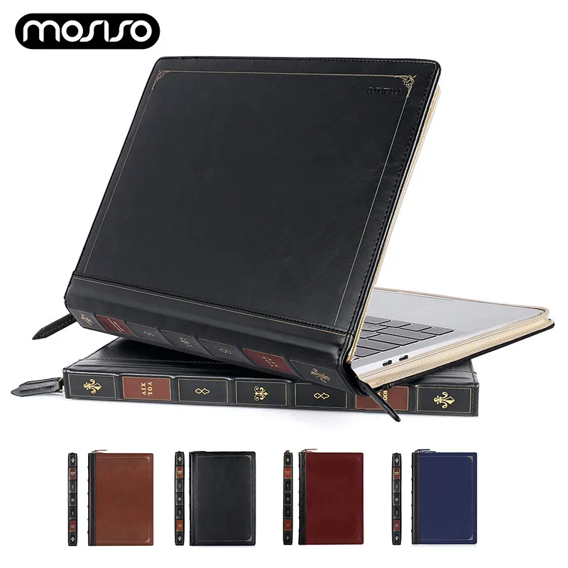 

Laptop PU Leather Sleeve Case for MacBook Air Pro 13 14 15 16 inch M4 A3112 M3 A2991 A2918 M2 A2779 A2681 M1 Notebook Cover