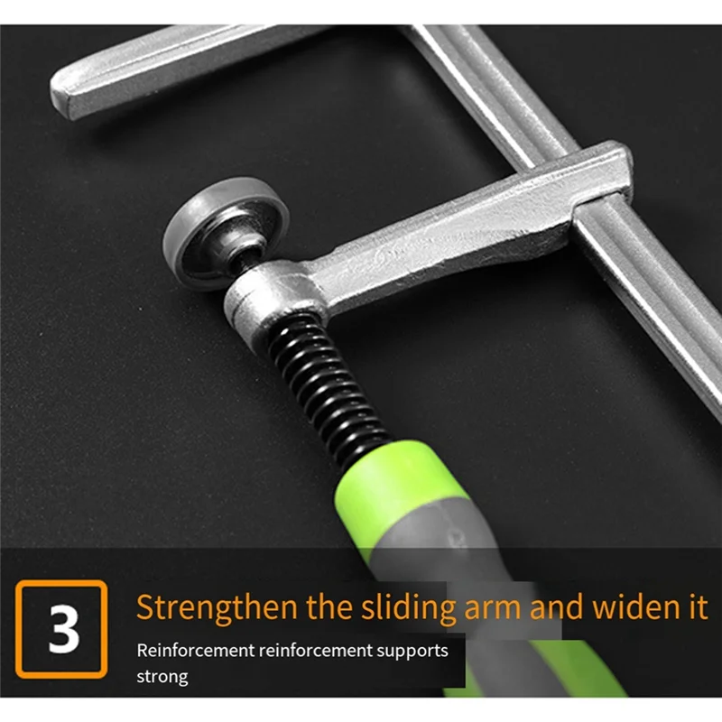 1 PCS Rail Saw Guide Rail Woodworking Fixture 200Mm With Screw Operating Arm, Suitable For Woodworking Rail Saw Guide Rail